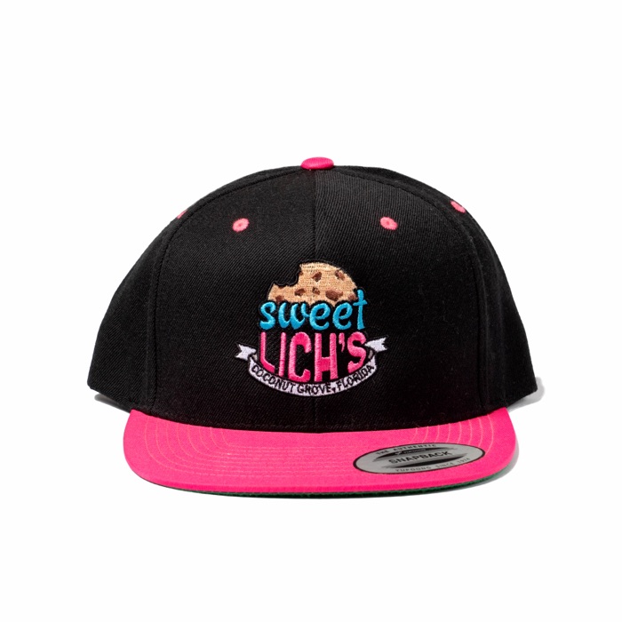 Sweet Lich's pink snapback hat