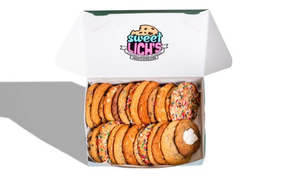 A double dozen box of cookies